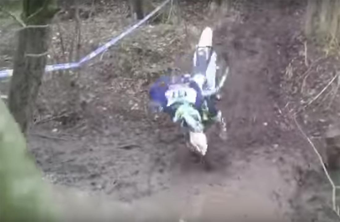 Video Endo crash from 2016 Tough One Dirtbike Rider