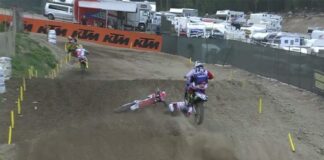 Video: Evgeny Bobryshev crash Trentino Italy