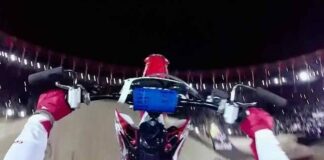 Video: FMX Double Backflip through the eyes of Josh Sheehan