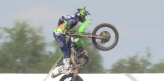 Video: Gautier Paulin hits the heights at Lommel