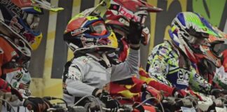 Video: Gianluca Facchetti pumped-up at Italian MX