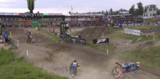 Video: Huge crash of Searle and Roos at 2014 MXGP of Finland 2014