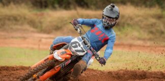 Video: Jesse Flock takes his KTM 125 for a spin at Trey’s house…