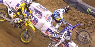 Video: Justin Barcia crash – East Rutherford 2015 Supercross