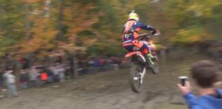Video: Kailub Russell rips Ironman GNCC on a 150