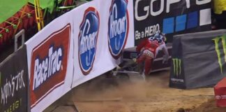 Video: Ken Roczen Atlanta Qualifying crash