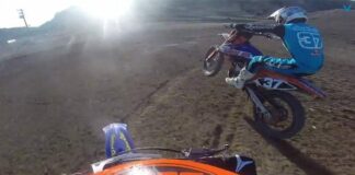 Video: Maniac speeds around Glen Helen