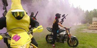 Video: Motocross Paintball