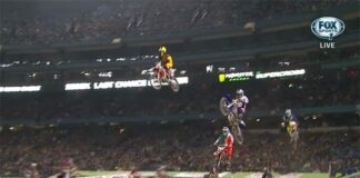 Video: Paul Coates Toronto crash supercross 2014