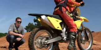 Video: Ricky Carmichael at home with the 2015 Suzuki RM-Z450