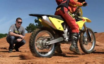 Video: Ricky Carmichael at home with the 2015 Suzuki RM-Z450