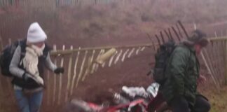 Video: Shaun Simpson 2015 Hawkstone crash