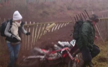 Video: Shaun Simpson 2015 Hawkstone crash