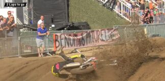 Video: Shaun Simpson crash MXGP of Belgium 2015