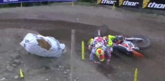 Video: Tony Cairoli Trentino Italy crash