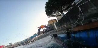 Helmet Cam: Jonny Walker takes a swim in the WESS Porto Prologue
