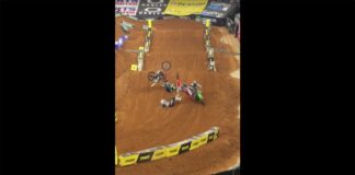 Warning: Graphic content ā Chisholm lands on Aeck at Arlington SX