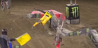 Watch: Huge crash for Ken Roczen at Anaheim 2