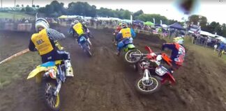 Watch Kurt Nicoll epic race – CR250 two-stroke vs 500cc two-strokes