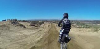 Watch motocross two-stroke vs four-stroke at Cahuilla Creek USA