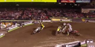 Watch Ryan Dungey take out James Stewart at Anaheim 1