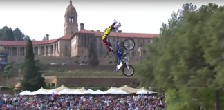 Watch Tom PagĆØs’ flawless first place run – South Africa Red Bull X-Fighters