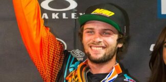 Yoshimura Suzuki Factory Racing draft fill-in rider for Thunder Valley