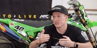Video: Anstie in training for Supercross opener