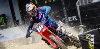 Houston SX III: Is Honda testing a new traction control system?