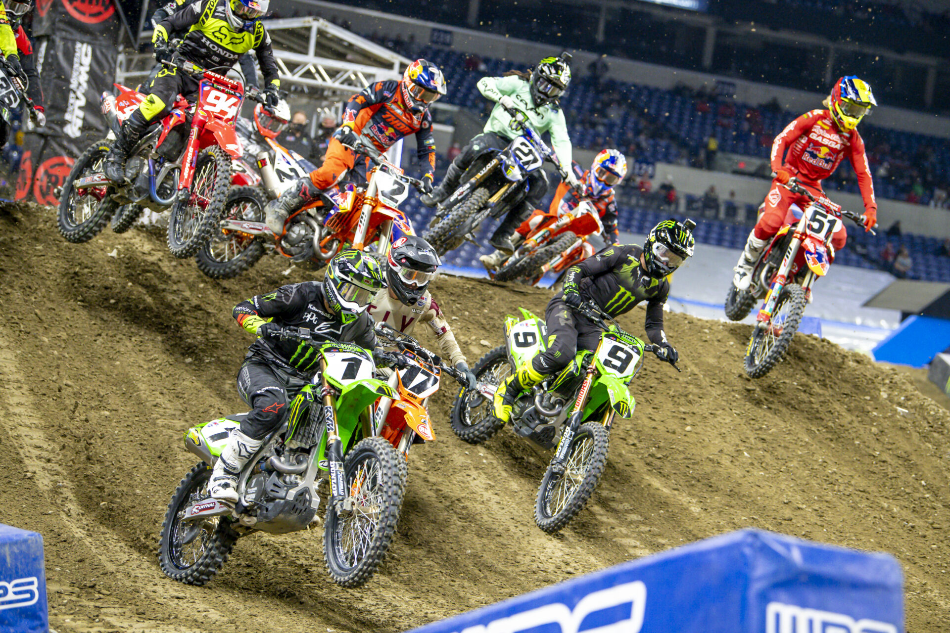 Indy SX Tomac and Cianciarulo battle to take 450 podium spot