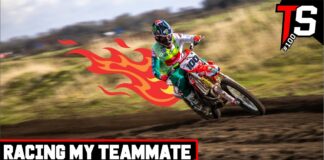 Video: Tommy Searle gets hustled at Gail Common Moto Park…