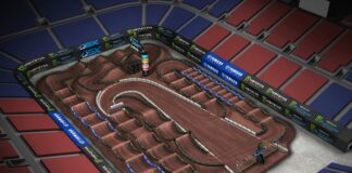 Salt Lake City SX: Animated track map