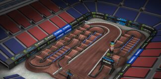 Salt Lake City SX II: Animated track map
