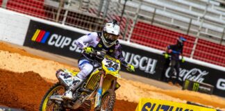 Salt Lake City SX: Twisted Tea Suzuki ready to build from Atlanta
