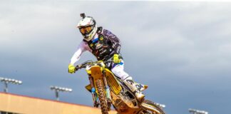 Salt Lake City SX: On board lap with Max Anstie
