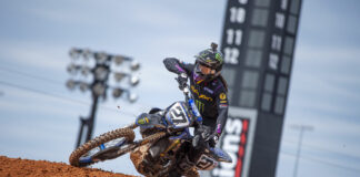 Atlanta SX III: Stewart rides through the pain for sixth