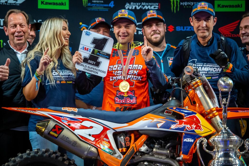 Cooper Webb nominated for ESPY award for Best Male Athlete Dirtbike Rider