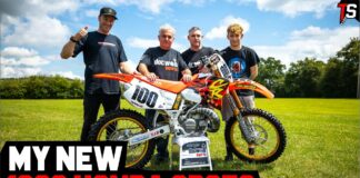 Video: Tommy Searle’s CR250 bike build