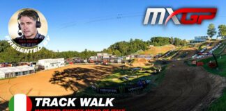 MXGP Maggiora: Track walk with Malin