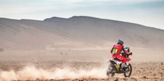 Tough day in the Desert for GasGas Daniel Sanders