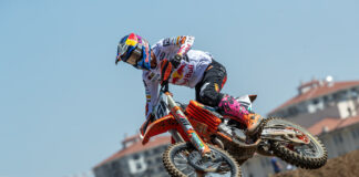 MXGP Germany: Prado wins dramatic first moto