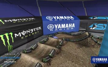 San Diego SX: Yamaha animated track map