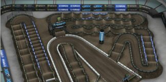 Anaheim III SX: Animated track map
