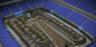 Detroit SX: Animated track map