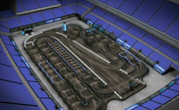 Seattle SX: Yamaha animated track map