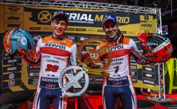 Trials: Team Repsol Honda grab double podium in Madrid