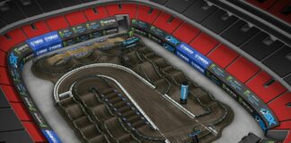 Denver SX: Yamaha animated track map