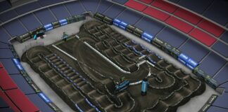 Foxborough SX: Yamaha animated track map