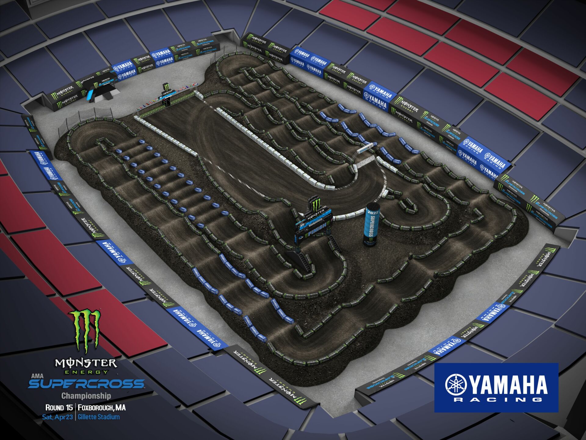 2023 Monster Energy AMA Supercross Track Maps - Racer X