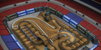 St. Louis SX: Yamaha Animated track map